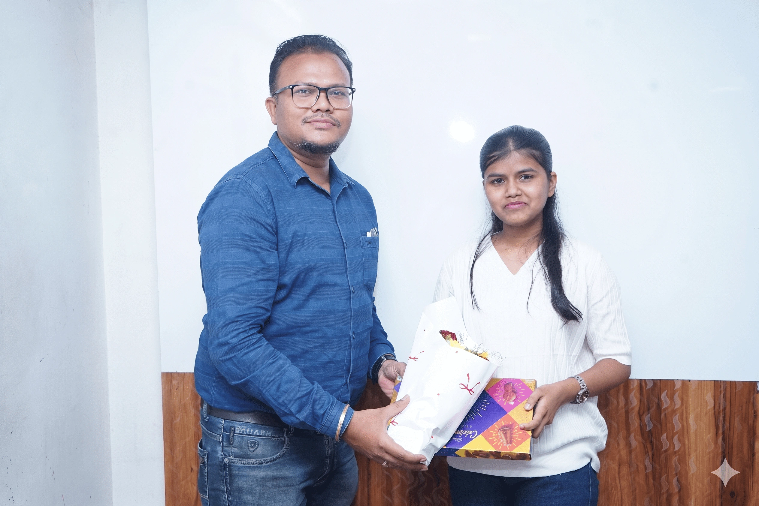 Sanna with Sir
